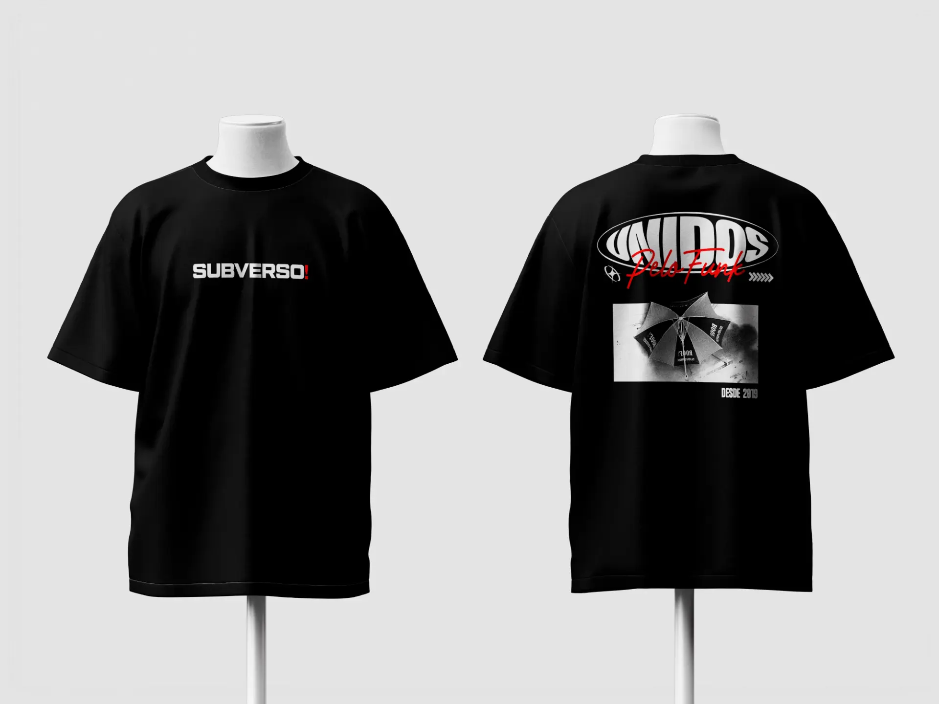 Camiseta Subverso! — Unidos pelo Funk